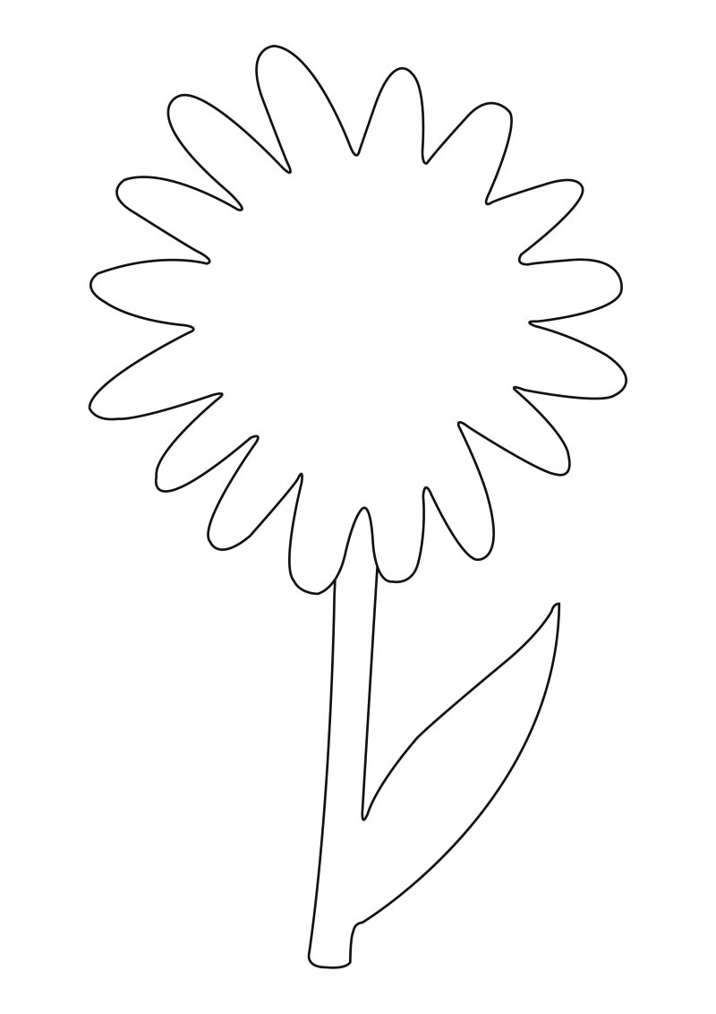 Fleur 040 - motif à imprimer