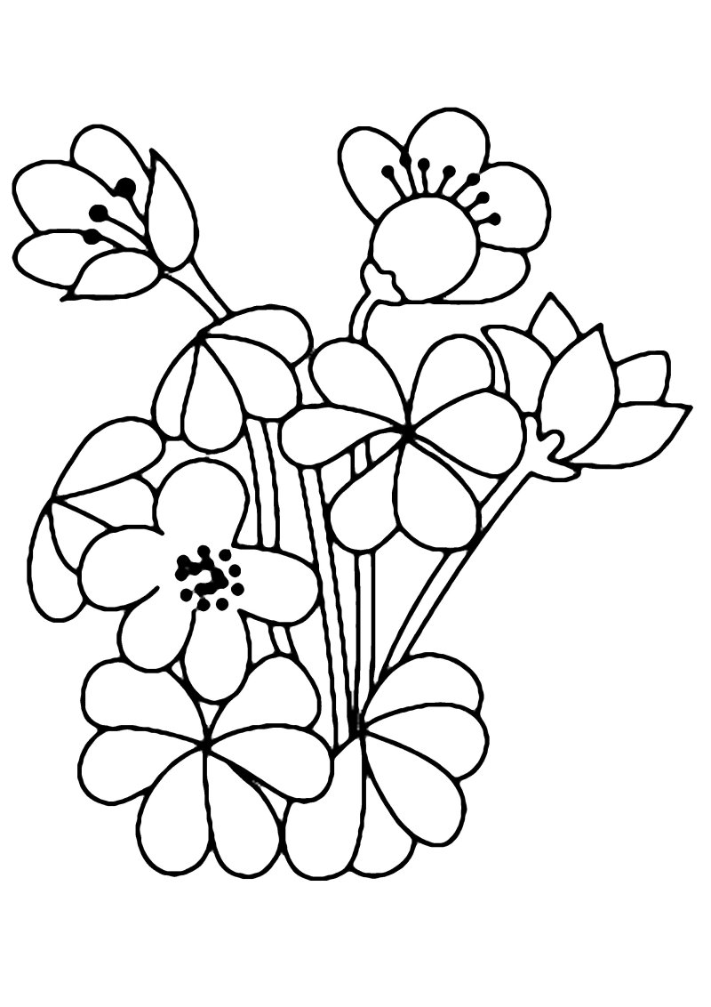 Fleurs 002 - motif à imprimer