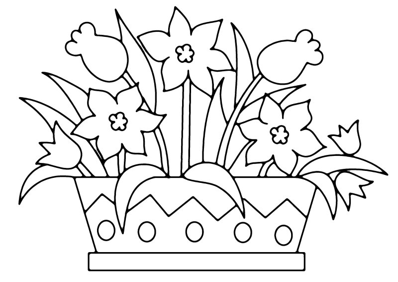 Fleurs 003 - motif à imprimer