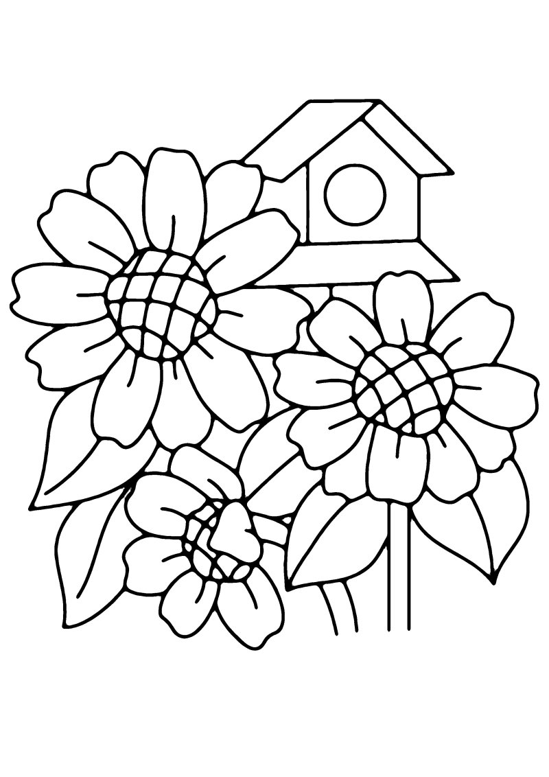 Fleurs 004 - motif à imprimer