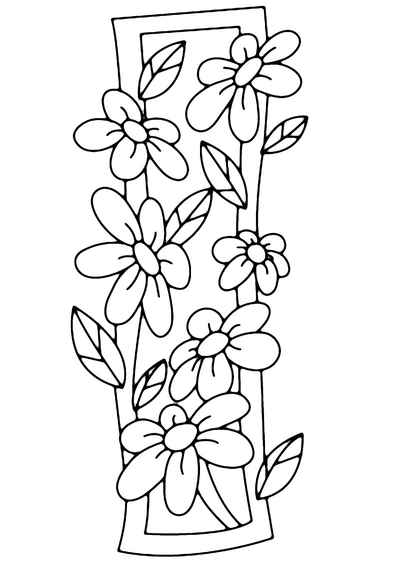 Fleurs 005 - motif à imprimer