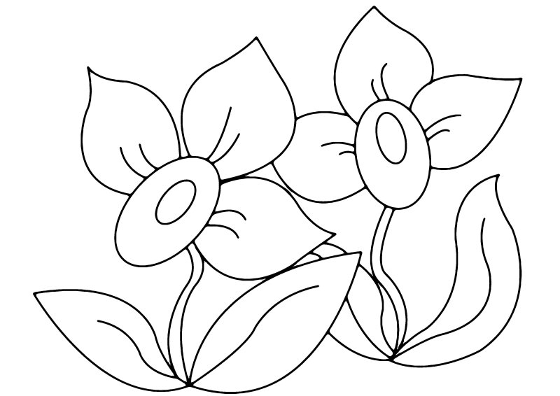 Fleurs 008 - motif à imprimer