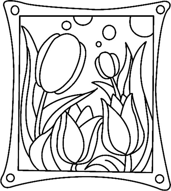 Fleurs 020 - motif à imprimer