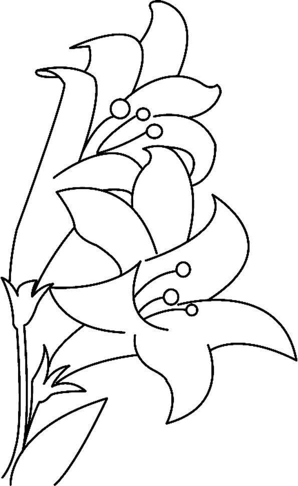 Fleurs 023 - motif à imprimer