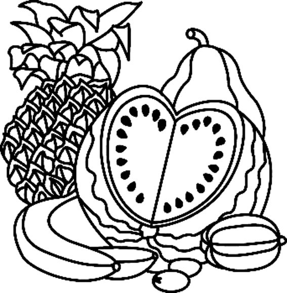 Fruits 02 - motif à imprimer