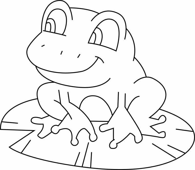 Grenouille 02 - motif à imprimer