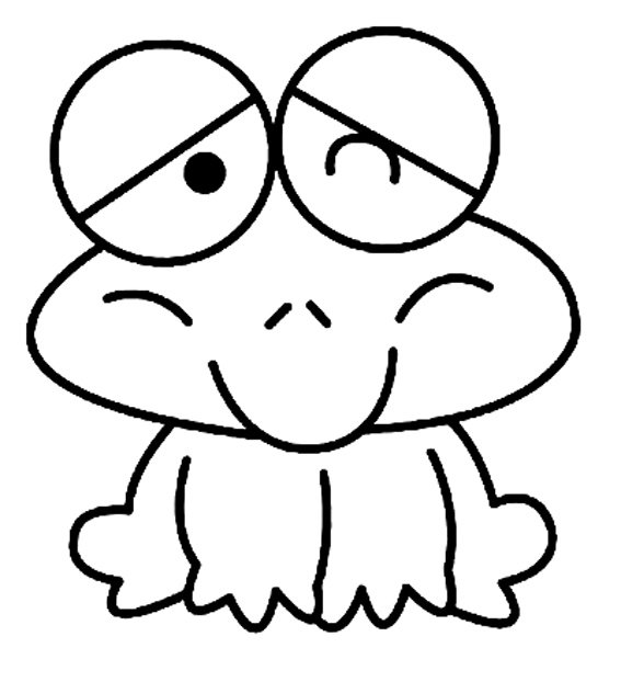 Grenouille 03 - motif à imprimer