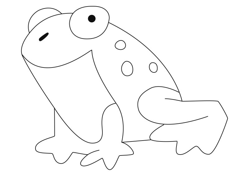 Grenouille 06 - motif à imprimer