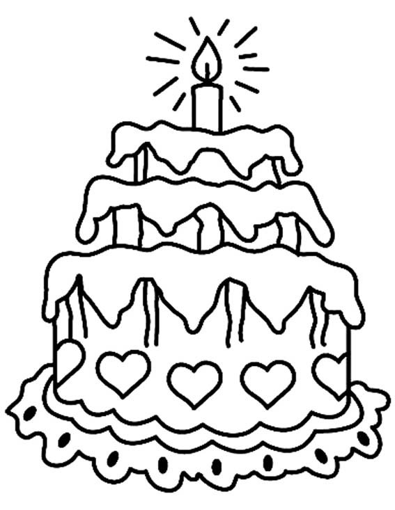 Gâteau 03 - motif à imprimer