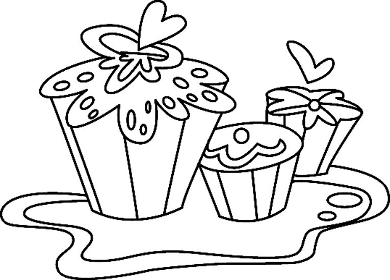 Gâteau 04 - motif à imprimer