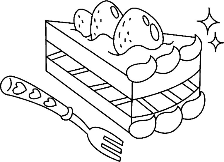 Gâteau 06 - motif à imprimer