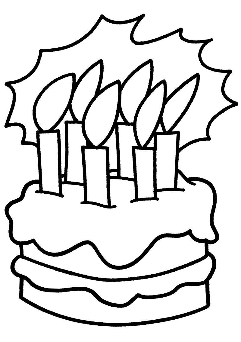 Gâteau 16 - motif à imprimer