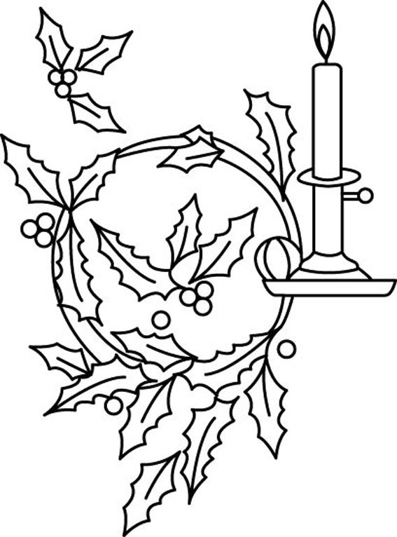 Houx 04 - motif à imprimer