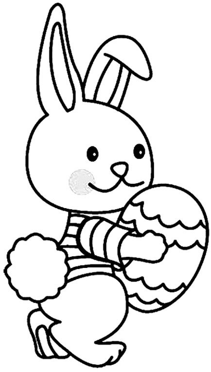 Lapin 04 - motif à imprimer