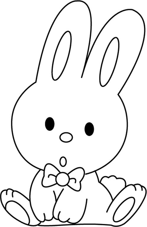Lapin 05 - motif à imprimer