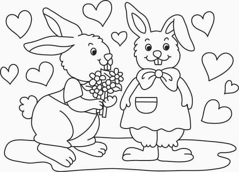 Lapin 09 - motif à imprimer