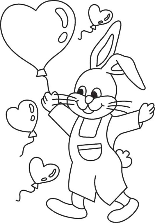 Lapin 10 - motif à imprimer