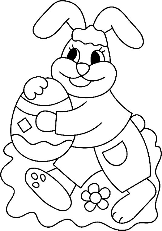 Lapin 24 - motif à imprimer