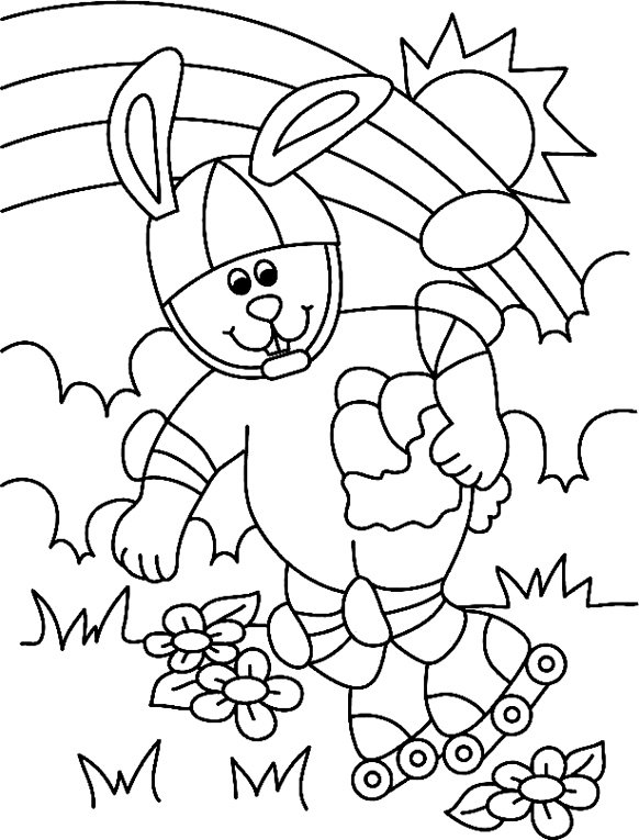 Lapin 30 - motif à imprimer