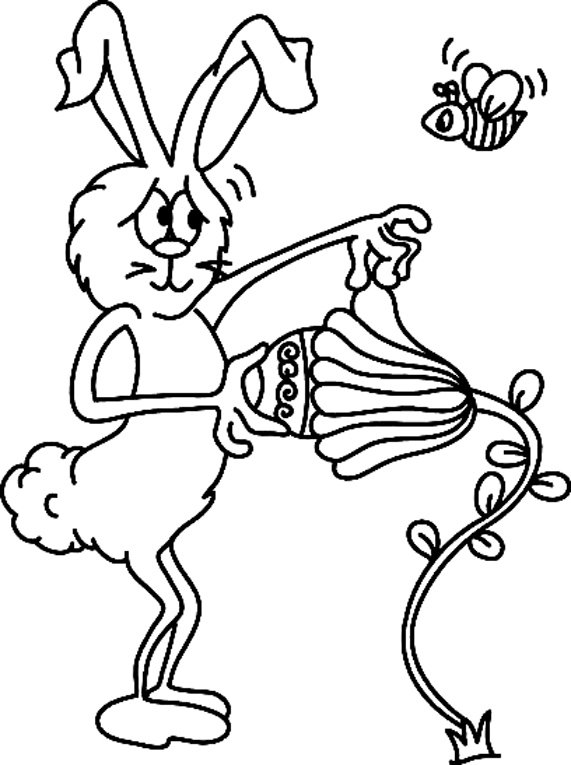 Lapin 43 - motif à imprimer
