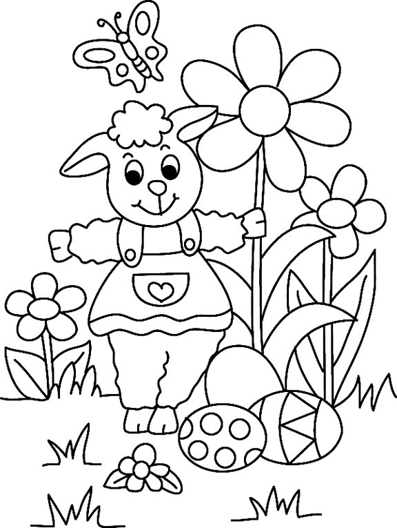 Lapin 45 - motif à imprimer