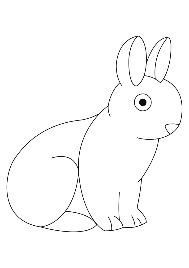 Lapin 47 - motif à imprimer
