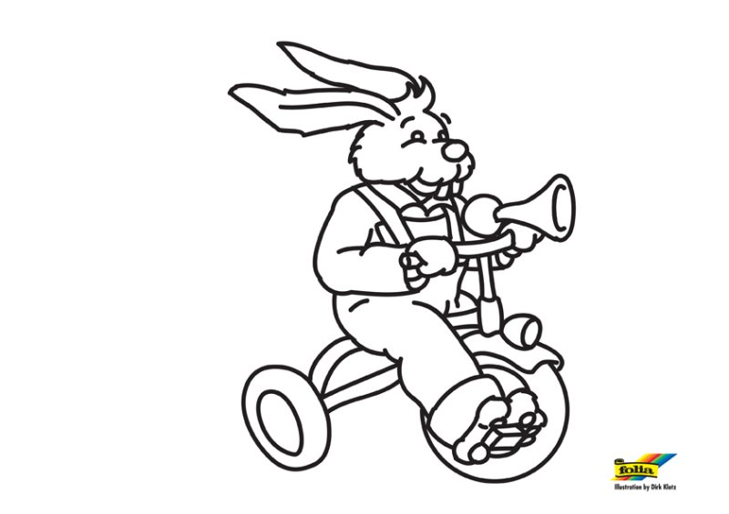 Lapin 49 - motif à imprimer