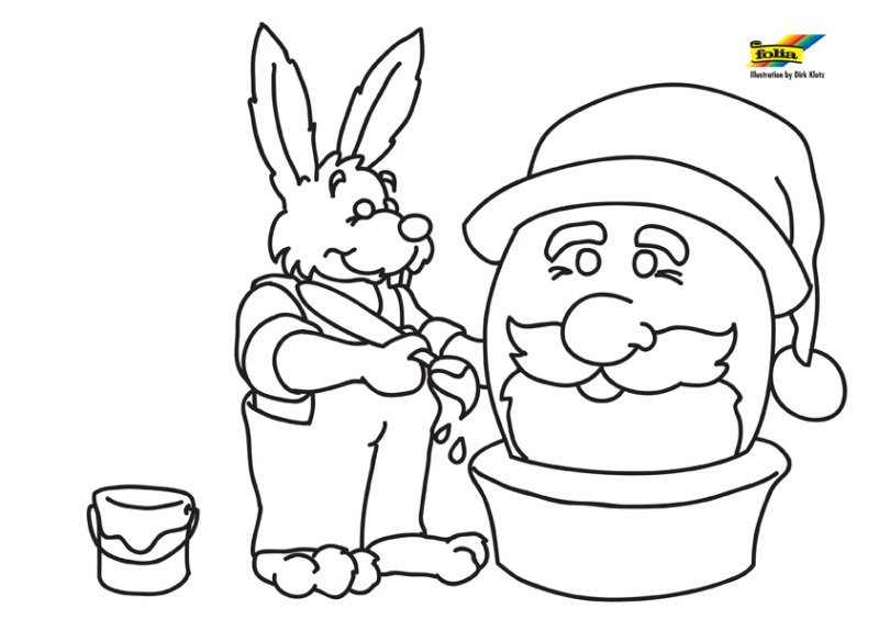 Lapin 51 - motif à imprimer