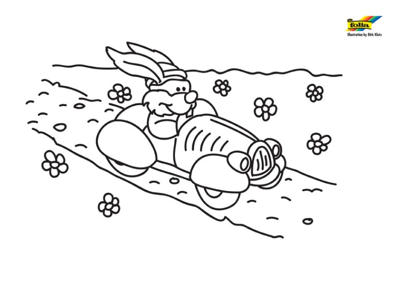Lapin 52 - motif à imprimer