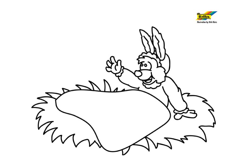 Lapin 55 - motif à imprimer