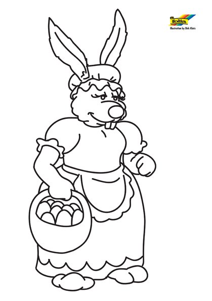 Lapin 57 - motif à imprimer