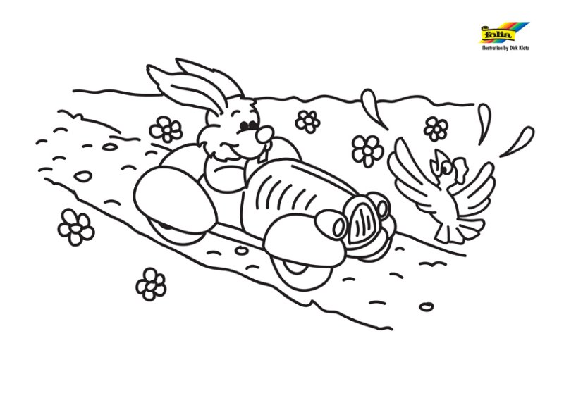 Lapin 60 - motif à imprimer