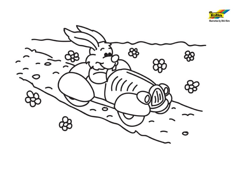 Lapin 70 - motif à imprimer