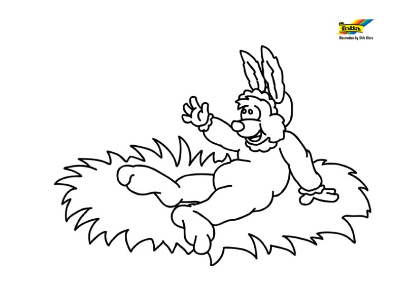 Lapin 74 - motif à imprimer