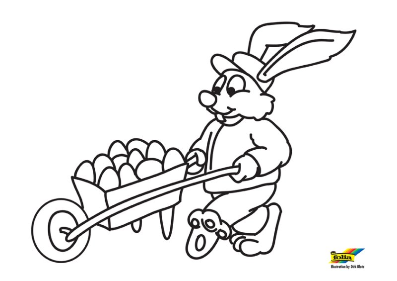 Lapin 77 - motif à imprimer