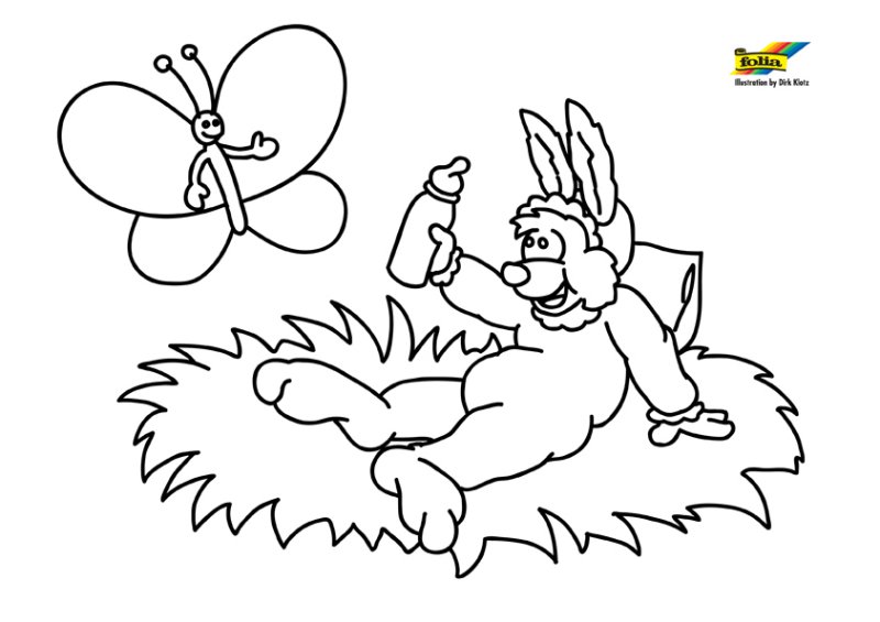 Lapin 79 - motif à imprimer