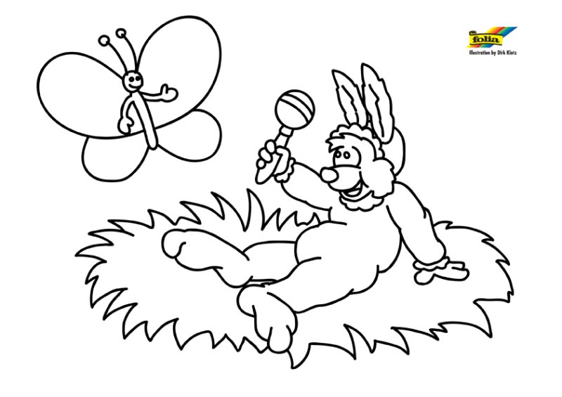Lapin 80 - motif à imprimer