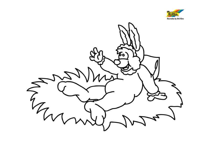 Lapin 87 - motif à imprimer