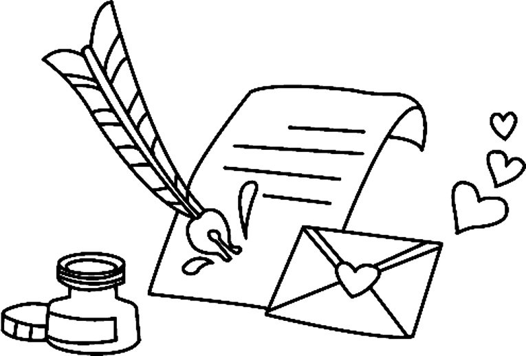 Lettre 01 - motif à imprimer