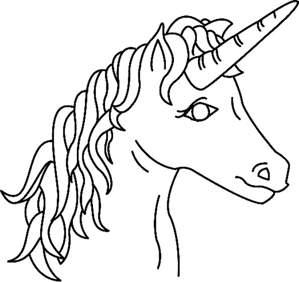 Licorne 03 - motif à imprimer