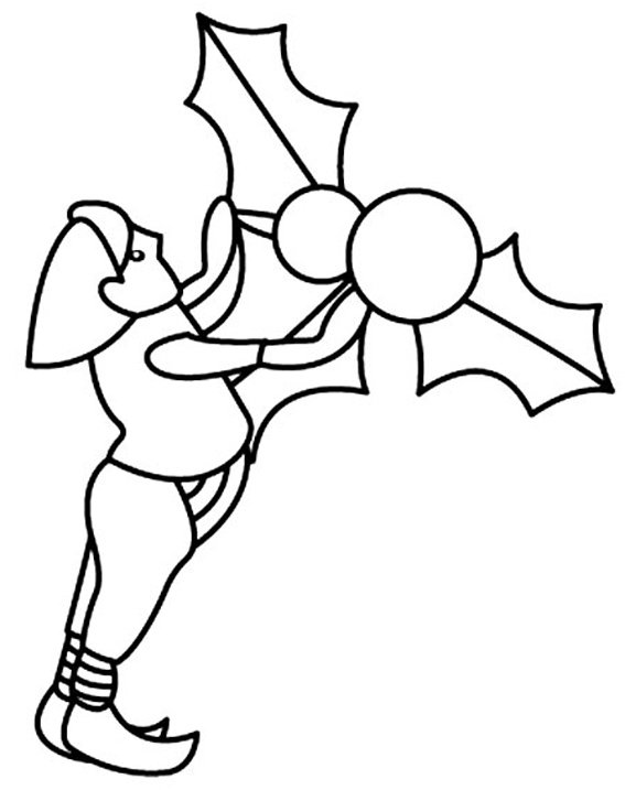 Lutin 02 - motif à imprimer
