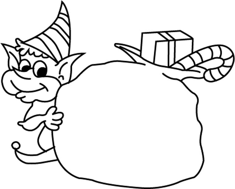 Lutin 04 - motif à imprimer