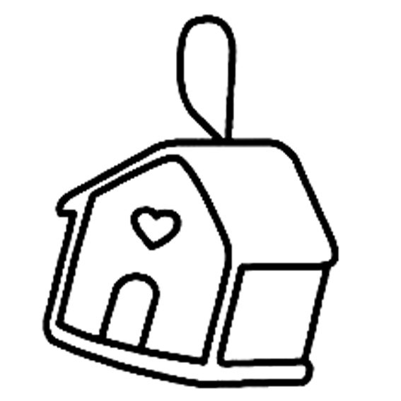Maisonnette 02 - motif à imprimer