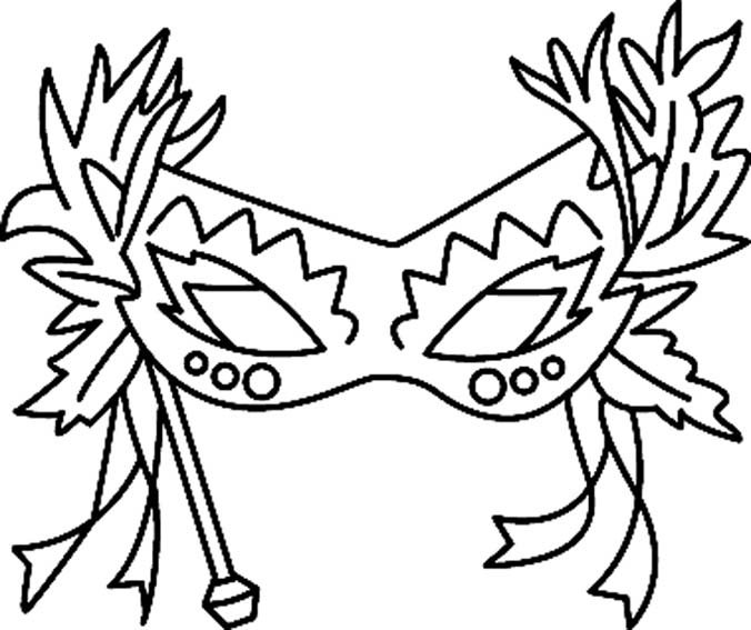 Masque 01 - motif à imprimer