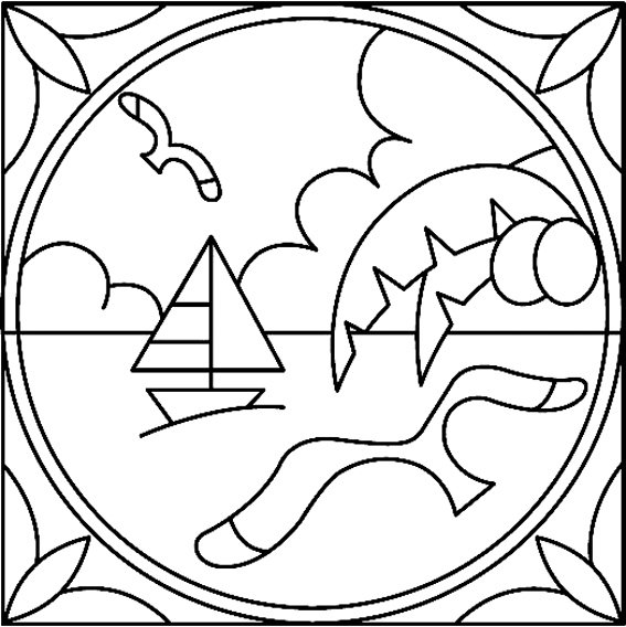 Mer 02 - motif à imprimer