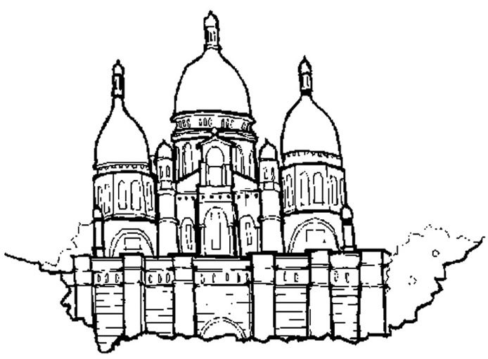 Montmartre - motif à imprimer