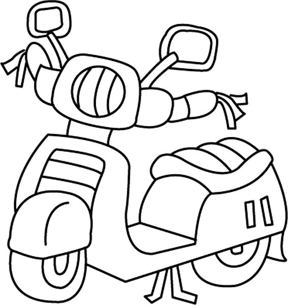 Moto 02 - motif à imprimer