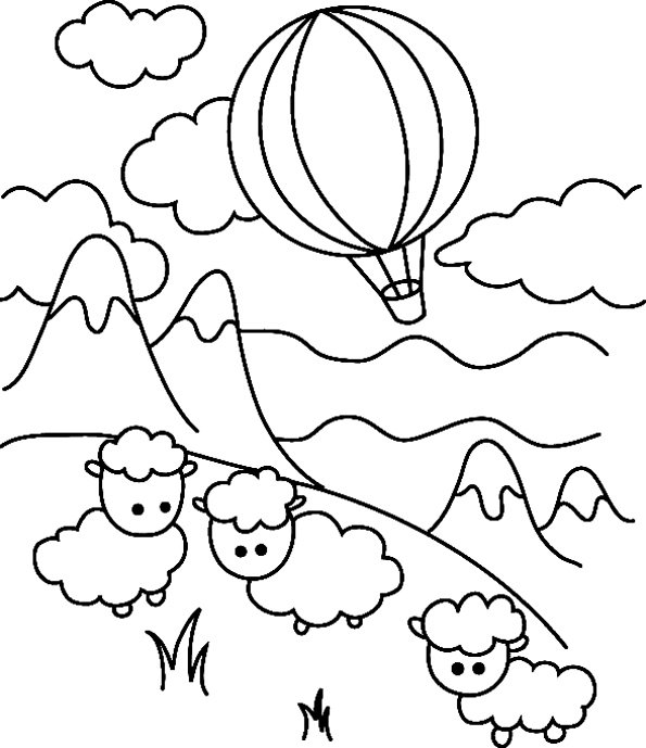 Mouton 05 - motif à imprimer
