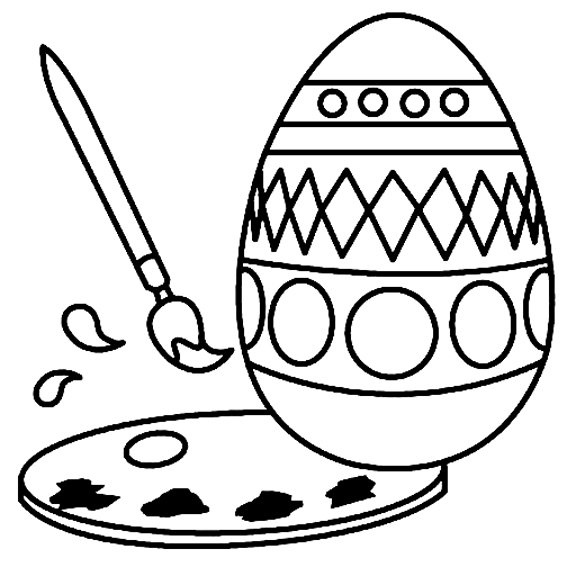 Oeufs 19 - motif à imprimer