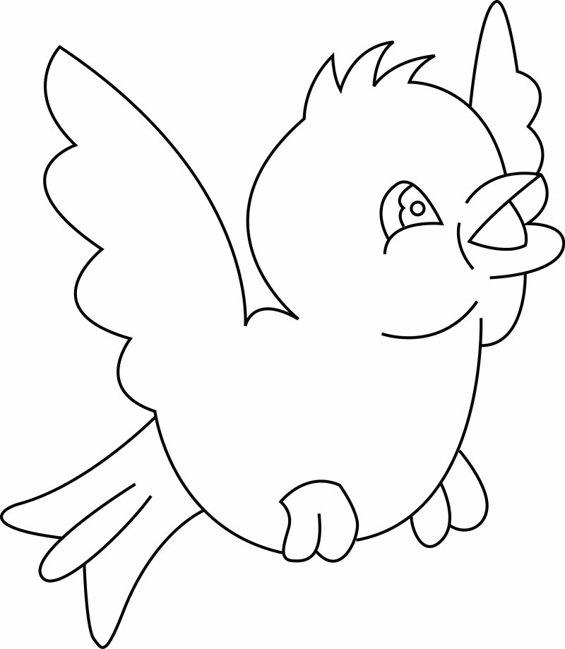 Oiseau 06 - motif à imprimer